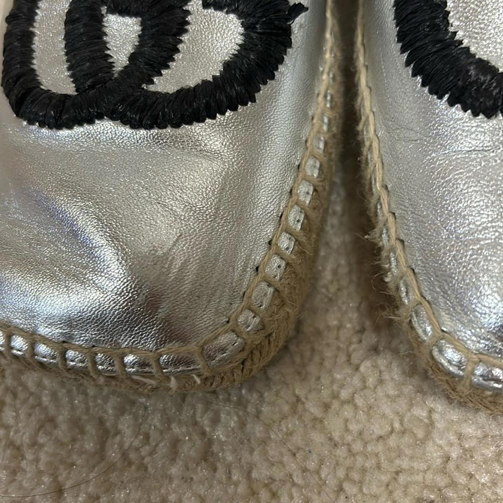 Gucci Silver and Black espadrilles - Picture 4 of 8